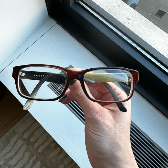 Prada Eyeglasses in Brown/Tortoise - Picture 1 of 9
